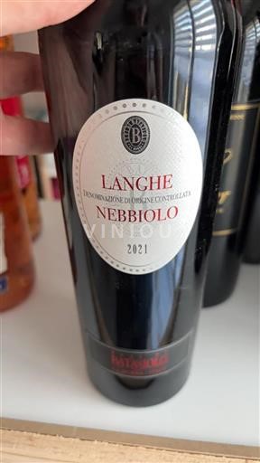 Piémont Langhe Batasiolo Nebbiolo 2021