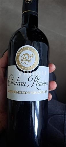 Bordeaux Saint-Émilion Grand Cru Château Plaisance 2014