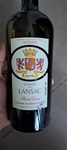 Alpes et pays Rhodaniens Alpilles Domaine Lansac Saint Louis 2015