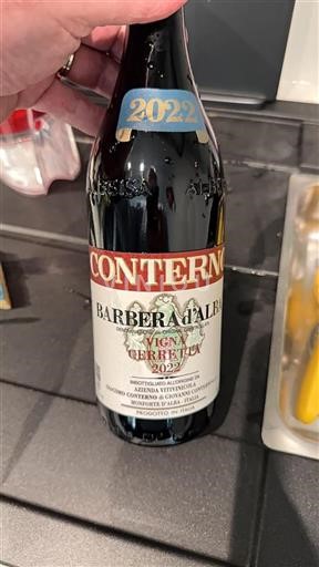 Vin Rouge sec Vigna Cerretta Giacomo Conterno 2022 Italie Piémont Barbera d'Alba
