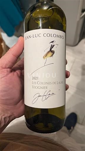 Vale do Ródano Jean Luc Colombo Les Collines de Laure - viognier 2021