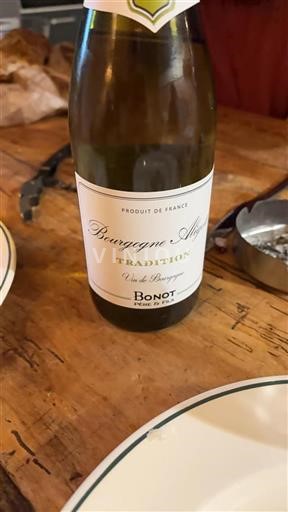 Burgundy Bourgogne Aligoté Bonot Père & Fils Tradition Non-Vintage