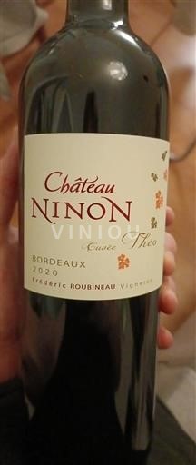 Bordeaux Château Ninon Théo 2020