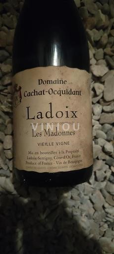 Vin Rouge sec Les Madonnes Vieille Vigne Domaine Cachat-Ocquidant 2021 France Bourgogne Ladoix Grand Cru