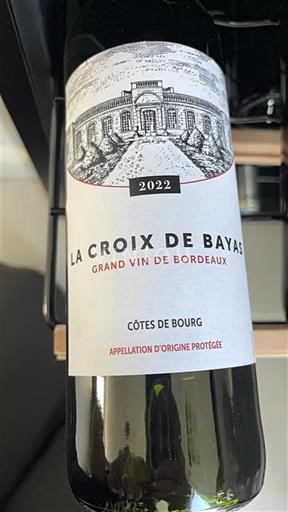 Bordeaux Côtes-de-bourg La Croix De Bayas 2022