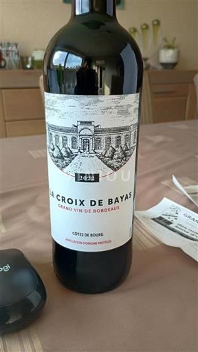 Bordeaux Côtes de Bourg La Croix De Bayas 2022