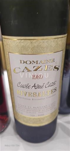 Roussillon Rivesaltes Cazes Aimé Cazes 1980