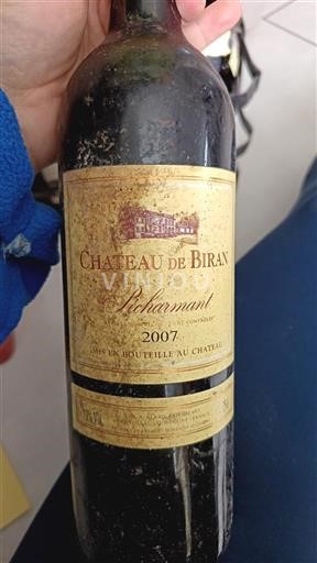 Zuidwest-Frankrijk Pécharmant Château Biran 2007