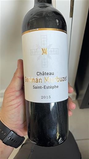 Bordeaux Saint-Estèphe German Marbuzet 2015