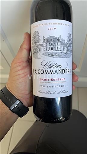 Bordeaux Saint-Estèphe Cru Bourgeois Château La Commanderie 2019