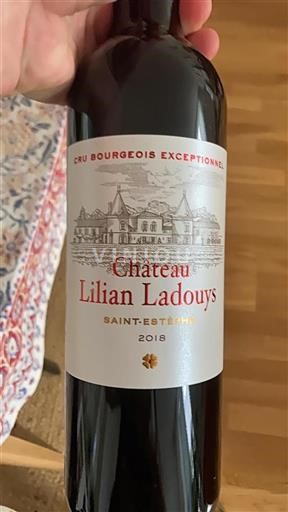 Burdeos Saint-Estèphe Grand Cru Château Lilian Ladouys 2018
