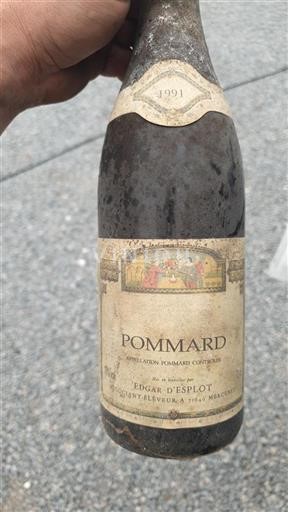 Burgundi Pommard Edgar Esplot 1991