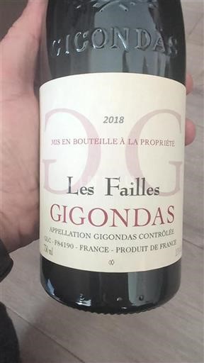 Rhônevallei Gigondas Les Failles 2018