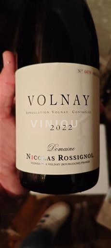 Bourgogne Volnay Domaine Nicolas Rossignol 2022