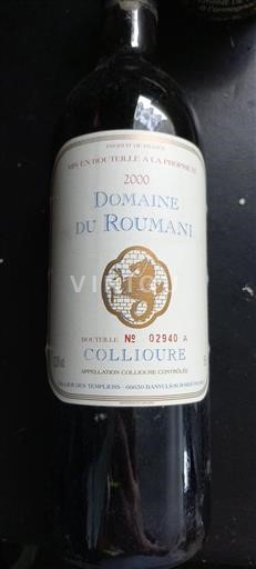 Roussillon Collioure Domaine Roumani 2000