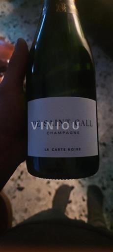 Champagne Saintgall La Carte Noire Ikke årgangsbestemt