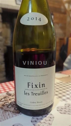 Burgundy Fixin Cédric Bissey les Treuilles 2014