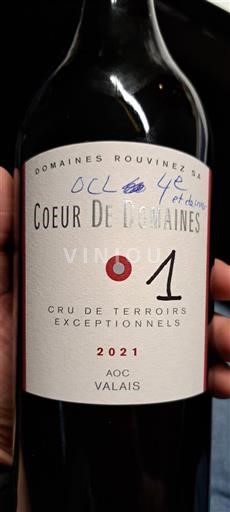Valais Rouvinez Coeur De Domaines 2021