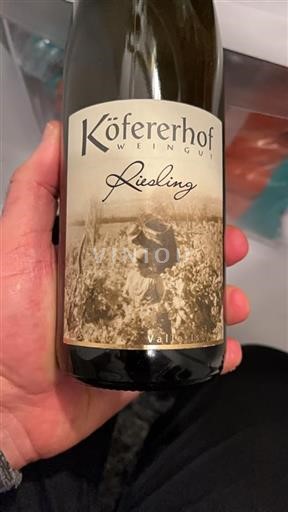 Trentino-Südtirol Nicht spezifiziert Tenuta Kofererhof Riesling A.A. Valle Isarco 2014