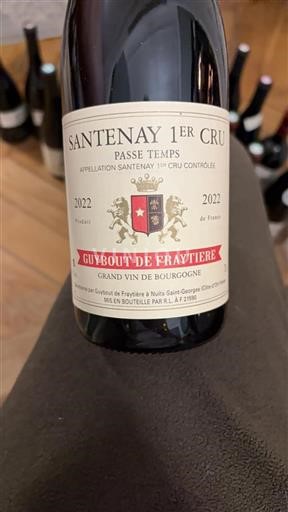 Borgogna Santenay Premier Cru Guybout De Fraytiere Passe Temps 2022