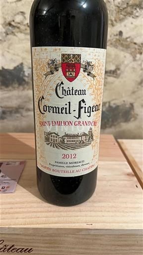 Bordeaux Saint-Émilion Grand Cru Grand Cru Château Cormeilfigeac 2012