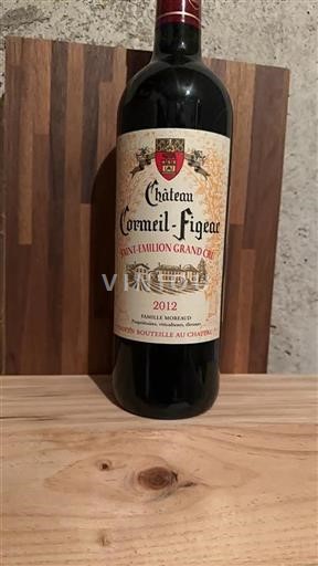 Vin Rouge sec Famille Moreaud 2012 France Bordeaux Saint-Émilion Grand Cru