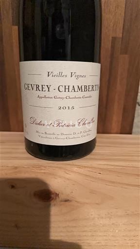 Burgundy Gevrey-Chambertin Didier Et Patricia Chevillon Vieilles Vignes 2015