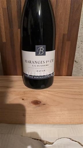 Bourgogne Premier Cru Domaine Bertrand Bachelet La Fussi%c3%a8re 2018