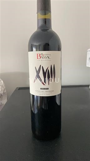 Languedoc-Roussillon Côtes de Thongue Domaine Bassac XVIII 2018
