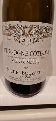 Bourgondië Bourgogne Côte d'Or Michel Bouzereau Et Fils Clos du Moulin 2020