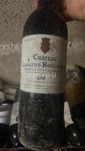 Bordeaux Premières-côtes-de-bordeaux Château Labatut Bouchard 2005