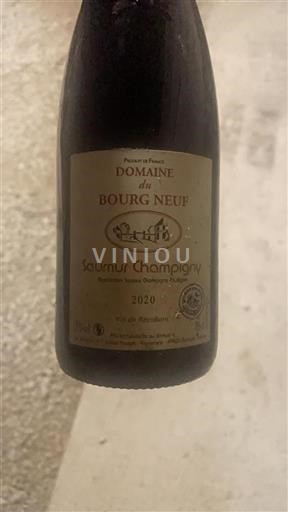 Vallée de la Loire Saumur-champigny Domaine Bourg Neuf 2020