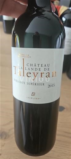Bordeaux Bordeaux Supérieur Château Lalande De Taleyran 2015