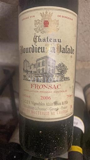Bordeaux Fronsac Château Bourdieu La Valade 2006