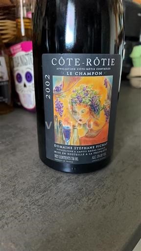 Rhônevallei Côte-rôtie Domaine Stephane Pichat Le Champon 2002