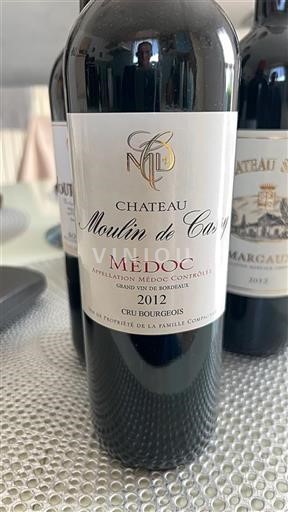 Bordeaux Médoc Cru Bourgeois Château Moulin De Cassy 2012