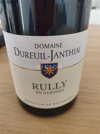 Bourgogne Rully Grand Cru Domaine Dureuiljanthial Rully En Guesnes 2022