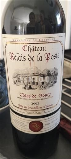 Bordeaux Côtes-de-bourg Château Relais De La Poste 2002