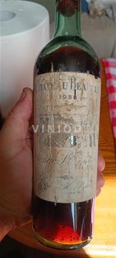 Bordeaux Lussac-Saint-Émilion Château Beauséjour 1938