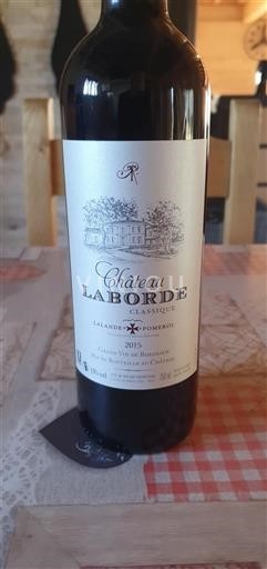 Bordeaux Lalande-de-Pomerol Château Laborde Classique 2015