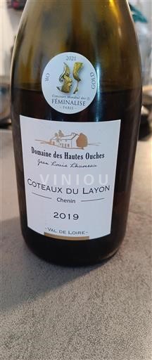Valle della Loira Coteaux-du-Layon Domaine Des Hautes Ouches 2019