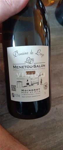 Dolina Loare Menetou-Salon Domaine Loge 2023