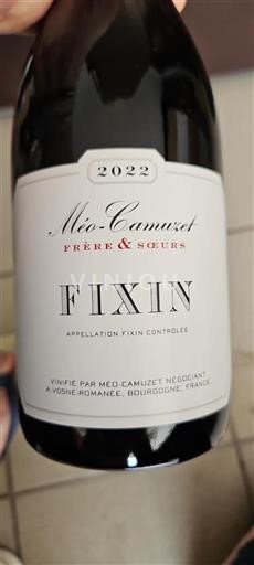 Bourgondië Fixin Domaine Méocamuzet Frère & Sœurs 2022