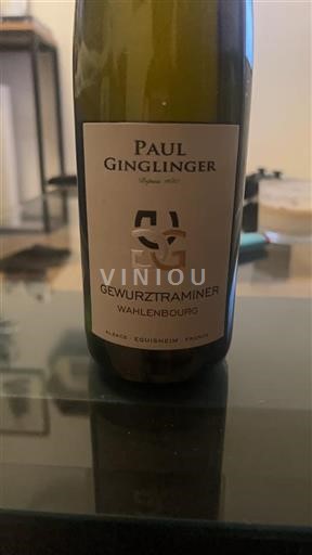 Alsacia Gewurztraminer Paul Ginglinger Wahlenbourg 2022