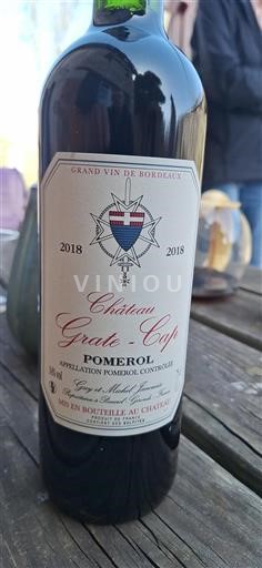 Burdeos Pomerol Grand Cru Château Gratecap 2018