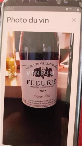 Beaujolais Fleurie Prestivin des Vieilles Vignes 2022