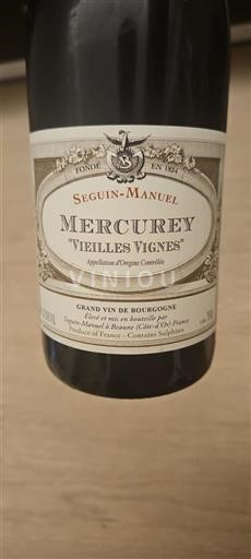 Bourgondië Mercurey Seguin Manuel Vieilles Vignes 2022