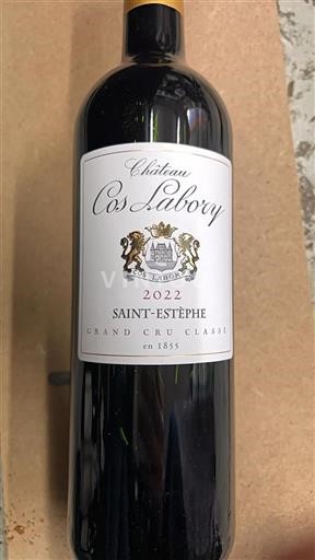 Bordeaux Saint-Estèphe Grand Cru Château Cos Labory 2022