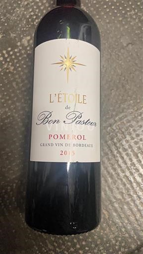 Bordeaux Pomerol Bon Pasteur L'Étoile 2015