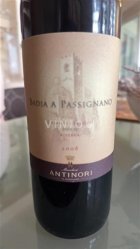 Toscana Chianti Classico Marchesi Antinori Badia a Passignano 2008